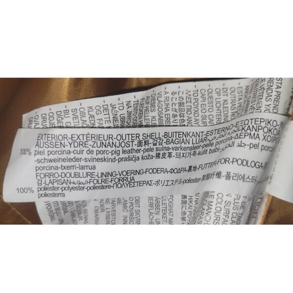 Zara Genuine Leather Mini Skirt. Size M. - Picture 5 of 11